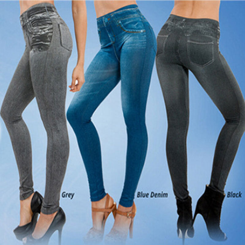 Slimming Corset Denim Leggings