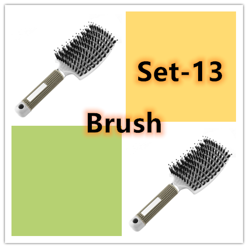 Anti-Klit Hairbrush for Women - Detangler Hair Brush with Nylon Bristles for Scalp Massage and Teasing