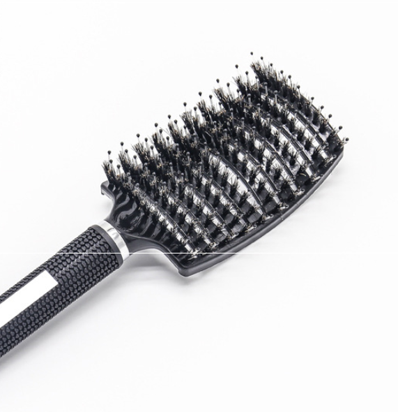 Anti-Klit Hairbrush for Women - Detangler Hair Brush with Nylon Bristles for Scalp Massage and Teasing