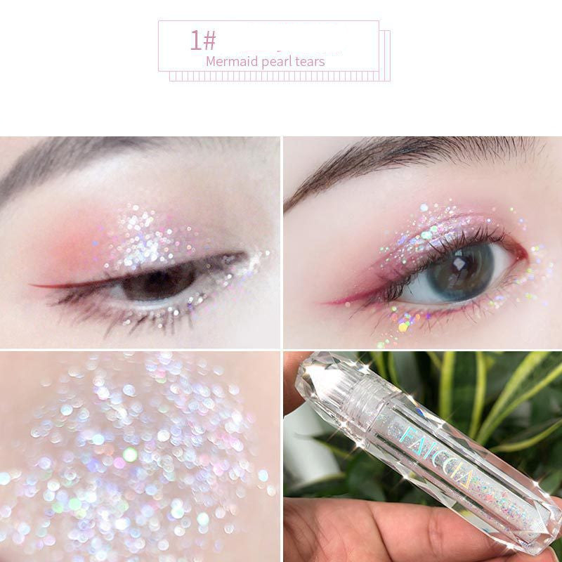 Glitter Eyeshadow with Diamond Pearl Finish – 7 Stunning Shades for Radiant, Long-Lasting Eye Makeup