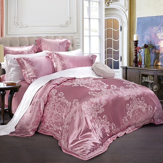 4-Piece Set Of European-Style Luxury Light Luxury Bedding