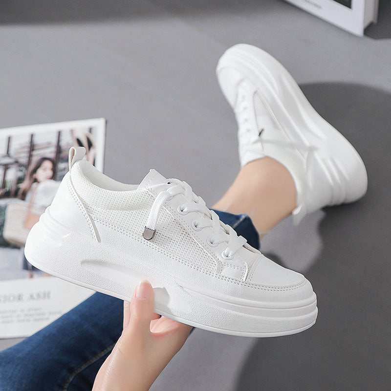 White Shoes Women's Shoes Summer Breathable Sneakers