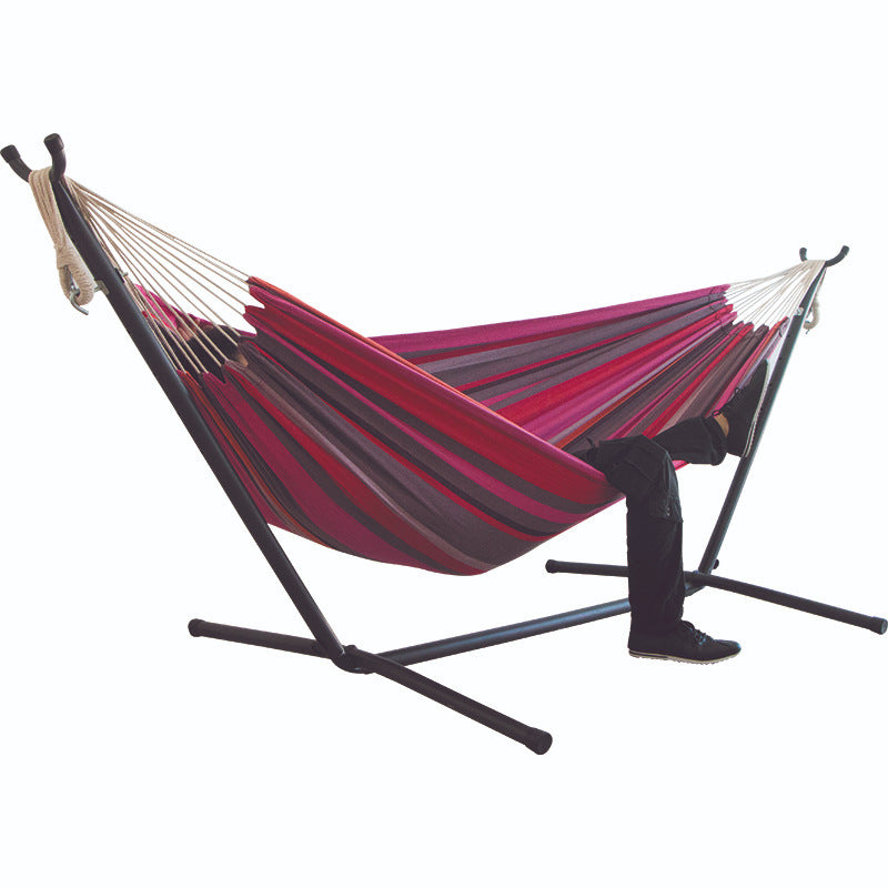 Zen Haven Double Wide Canvas Hammock Chair for Relaxing or Camping