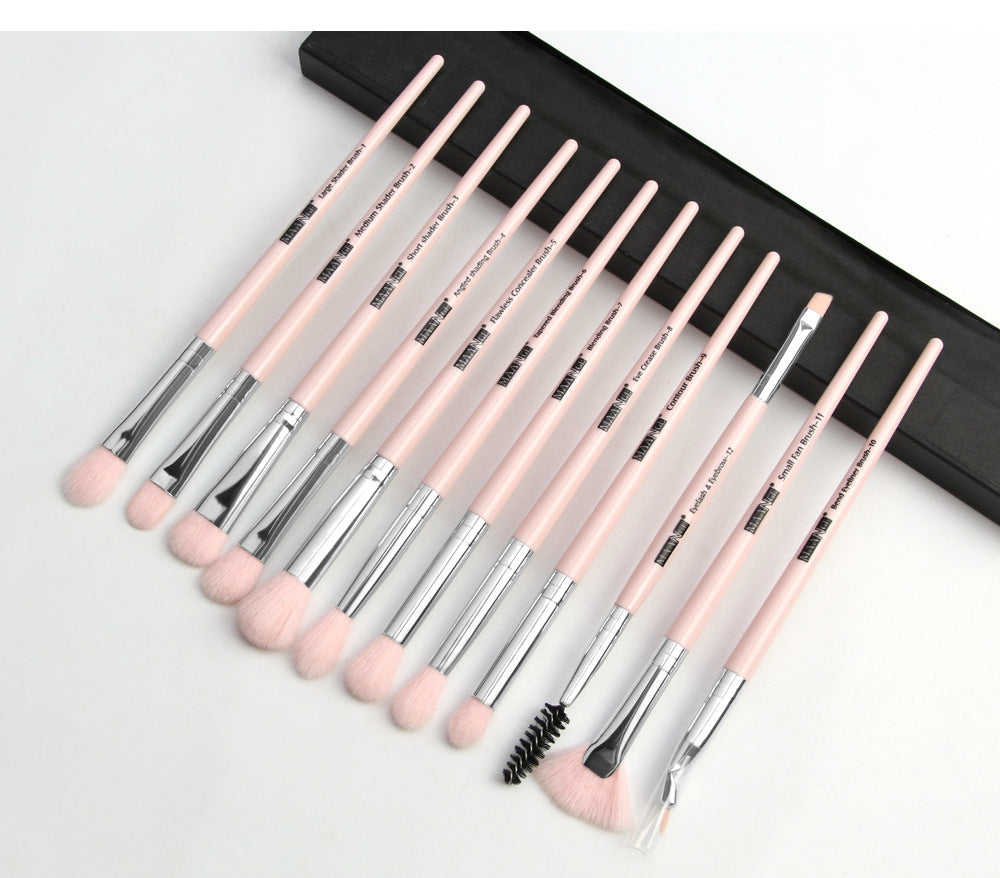 Precision Beauty: 12 High-Quality Makeup Brush Set