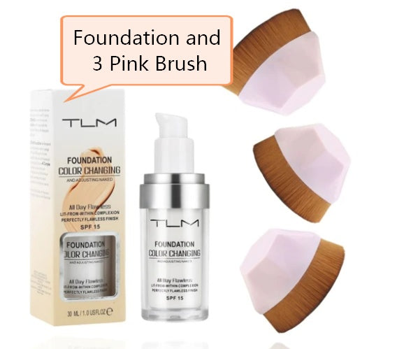 Portable Natural Liquid Foundation & Concealer - Temperature-Adjusting BB Makeup