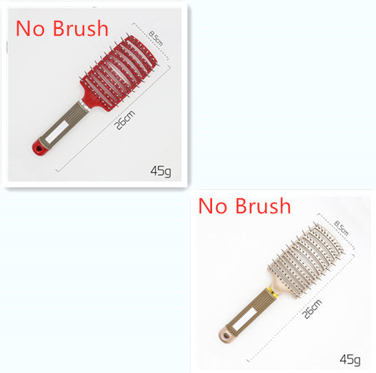 Anti-Klit Hairbrush for Women - Detangler Hair Brush with Nylon Bristles for Scalp Massage and Teasing