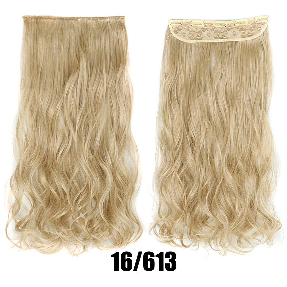 Women's Big Wavy Long Curly Hair Extensions Are Naturally Fluffy And No Trace