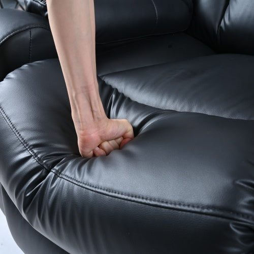 Electric Lift Recliner for the Elderly - Black PU Leather