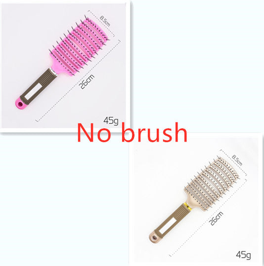 Anti-Klit Hairbrush for Women - Detangler Hair Brush with Nylon Bristles for Scalp Massage and Teasing