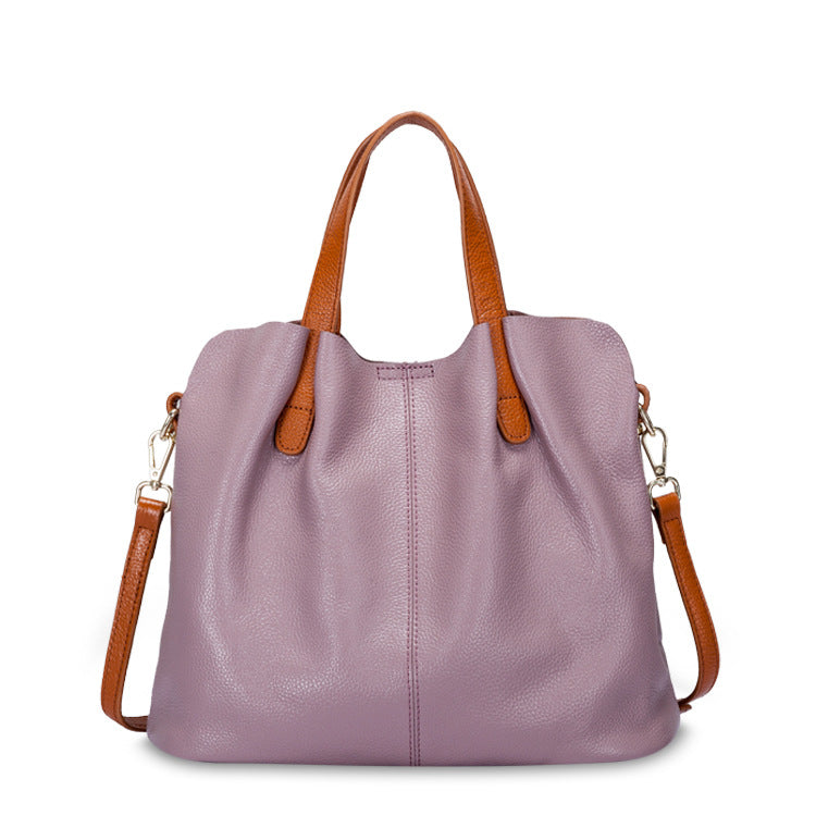 Soft Leatherette Women’s Tote Bag – Stylish and Versatile Mother Bag