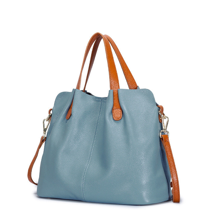 Soft Leatherette Women’s Tote Bag – Stylish and Versatile Mother Bag