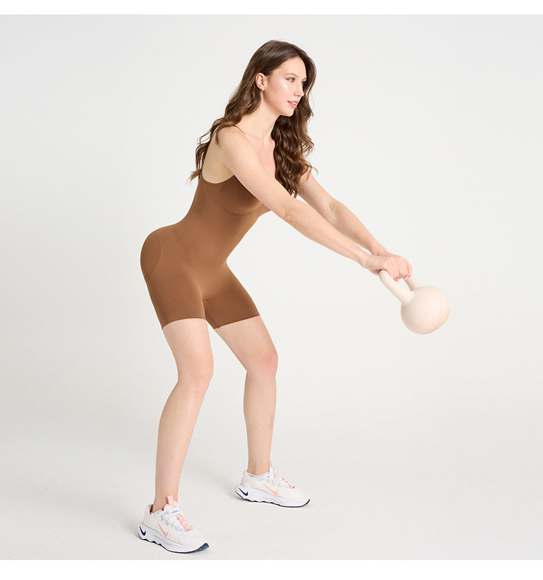Seamless Camisole Jumpsuit Belly Contracting Hip Lift Body Shaping Corset