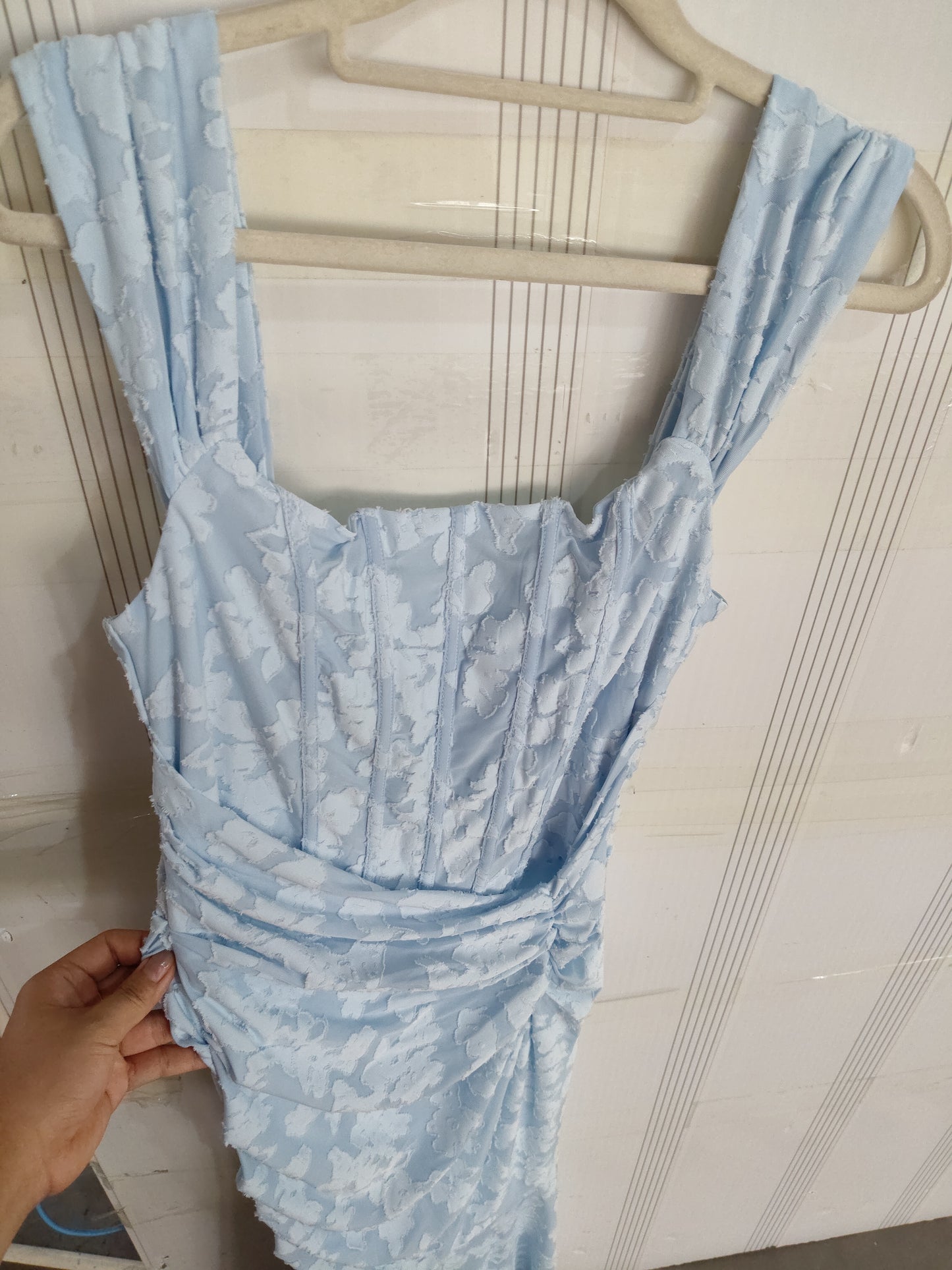 Off-Shoulder Backless Ruched Bodycon Evening Dress – Multiple Colors