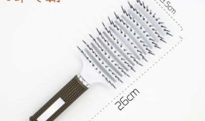 Anti-Klit Hairbrush for Women - Detangler Hair Brush with Nylon Bristles for Scalp Massage and Teasing