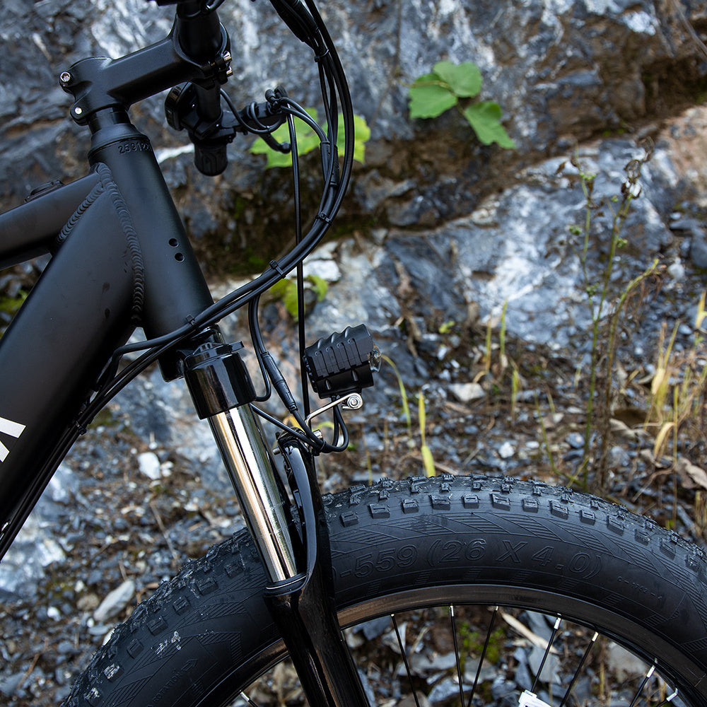 SIVROCK V1 1000W Fat Tire Electric Mountain Bike – 48V 15Ah Battery, 85Nm Torque, 26”x4” Tires, Dual Disc Brakes, LCD Display