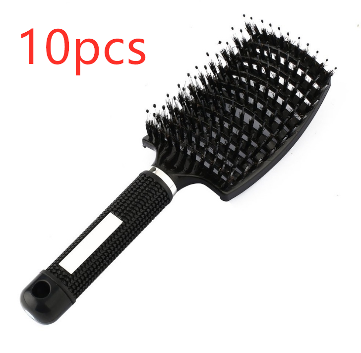 Anti-Klit Hairbrush for Women - Detangler Hair Brush with Nylon Bristles for Scalp Massage and Teasing