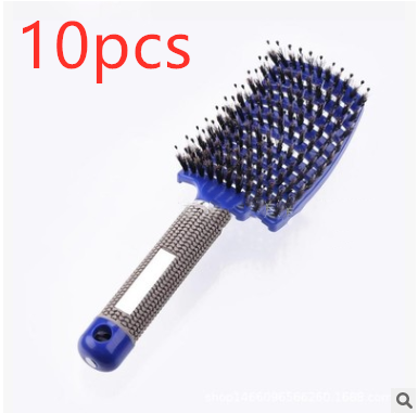 Anti-Klit Hairbrush for Women - Detangler Hair Brush with Nylon Bristles for Scalp Massage and Teasing