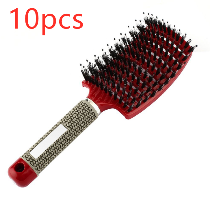 Anti-Klit Hairbrush for Women - Detangler Hair Brush with Nylon Bristles for Scalp Massage and Teasing