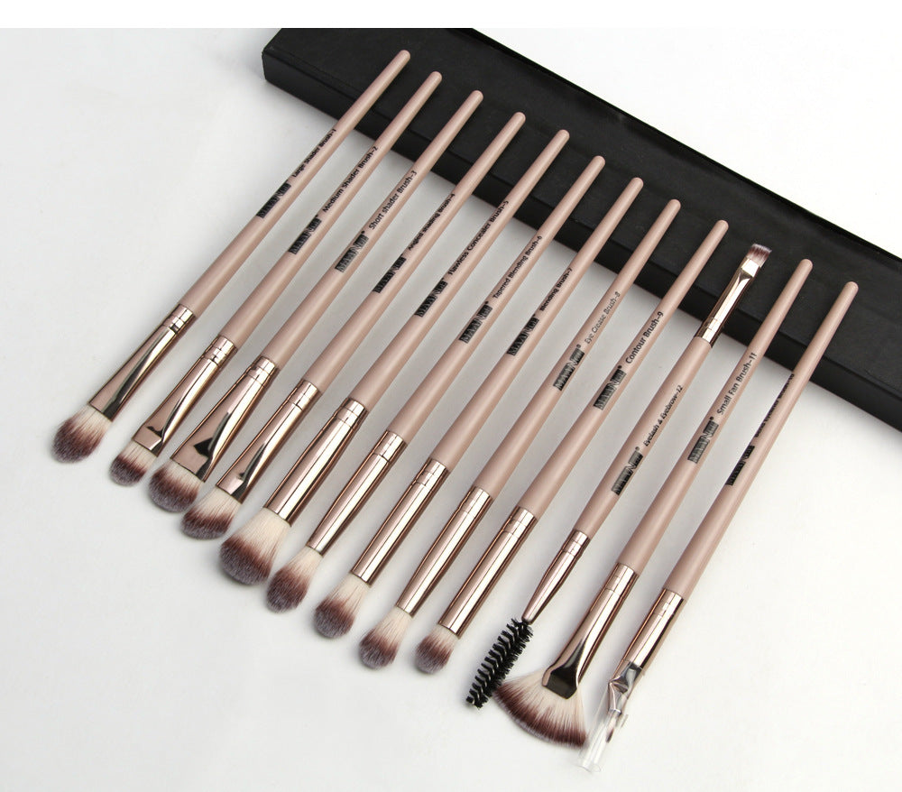 Precision Beauty: 12 High-Quality Makeup Brush Set