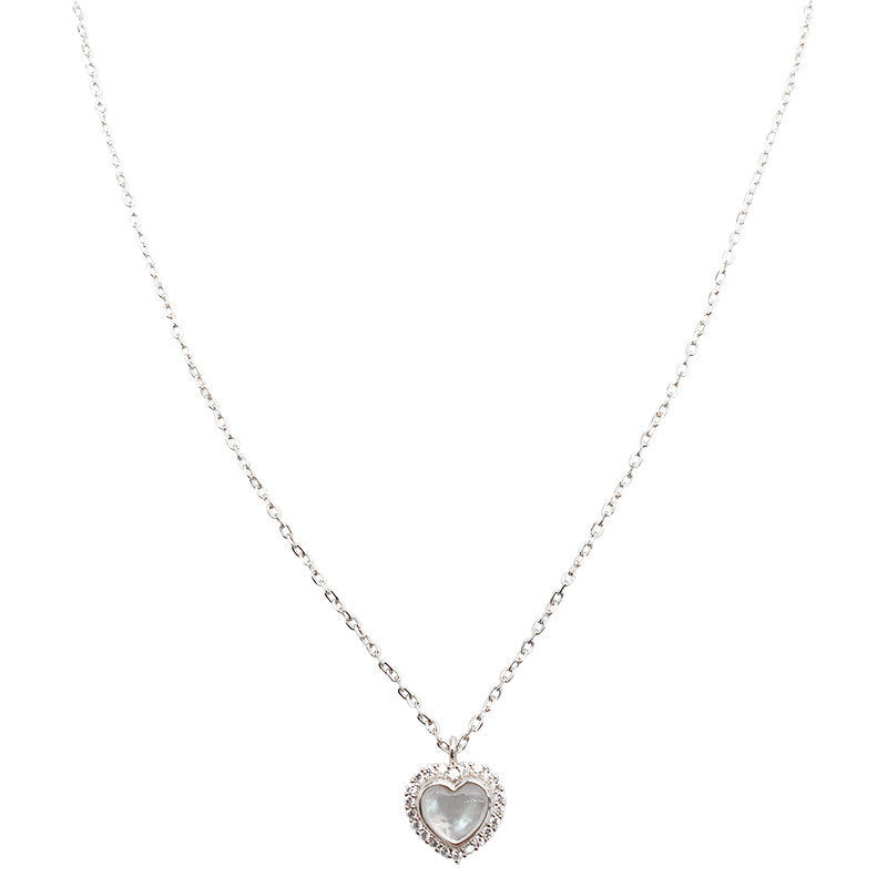 Small sense of heart-shaped love necklace