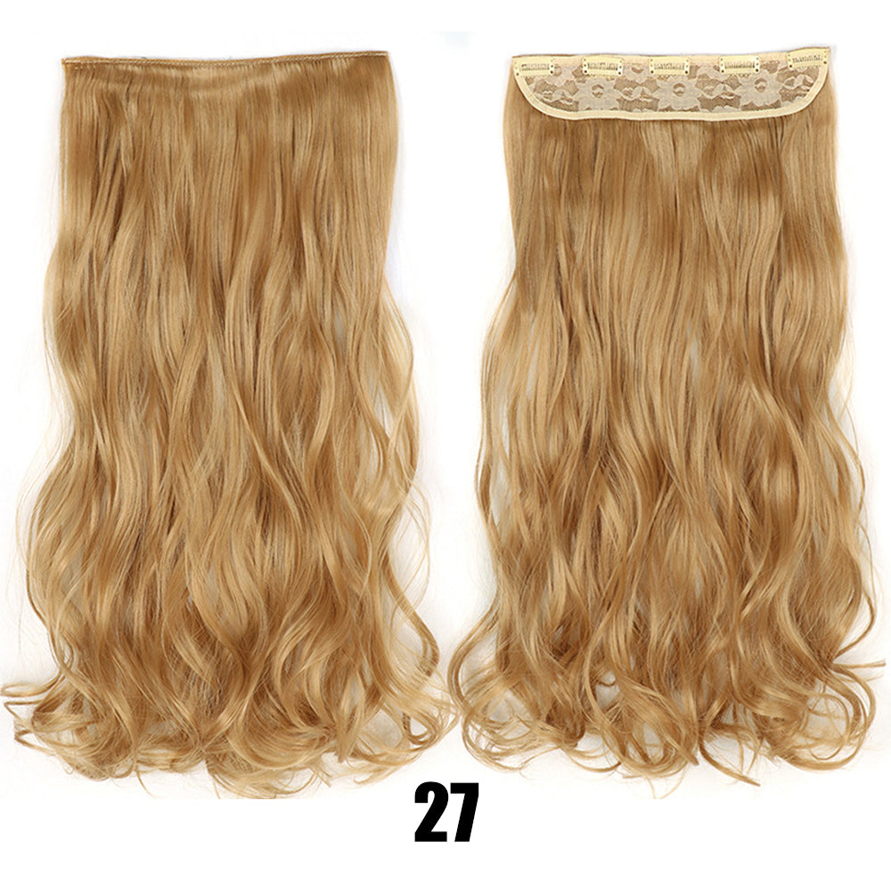 Women's Big Wavy Long Curly Hair Extensions Are Naturally Fluffy And No Trace