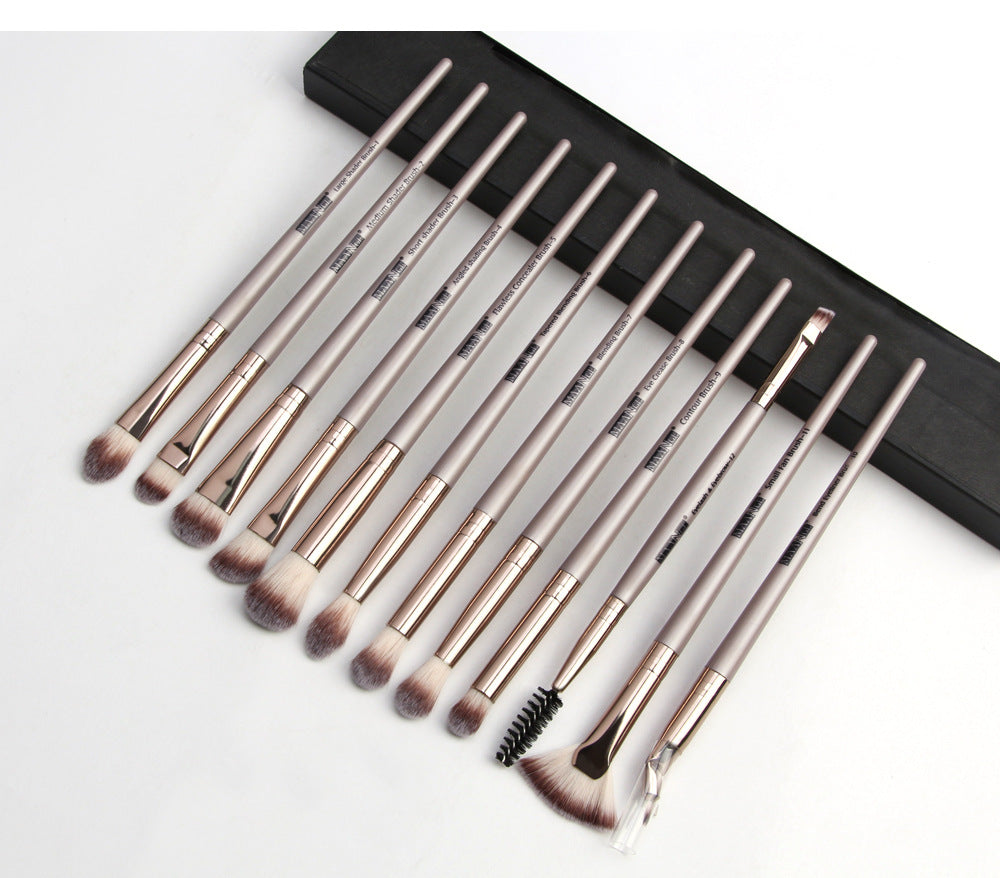 Precision Beauty: 12 High-Quality Makeup Brush Set