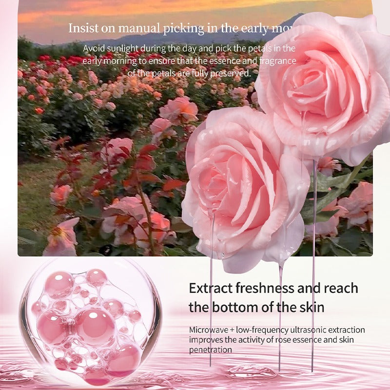 Rose Collagen Mask - Savior Of Beautiful Skin, Rose Collagen Mask, Suitable For All Skin Types, Firm And Bright