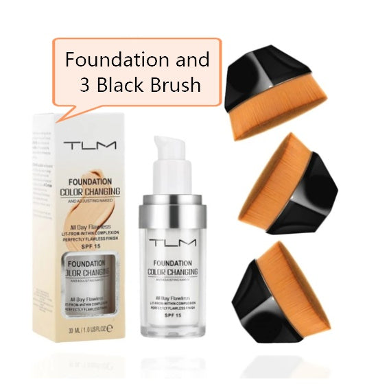 Portable Natural Liquid Foundation & Concealer - Temperature-Adjusting BB Makeup