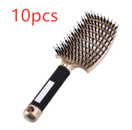 Anti-Klit Hairbrush for Women - Detangler Hair Brush with Nylon Bristles for Scalp Massage and Teasing