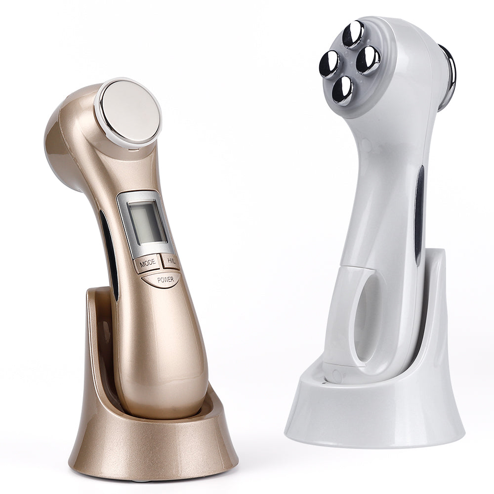 Ultrasonic vibration face-lift massager