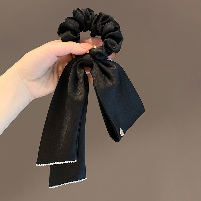 Satin Bow Streamer Hair Tie Hair Rope