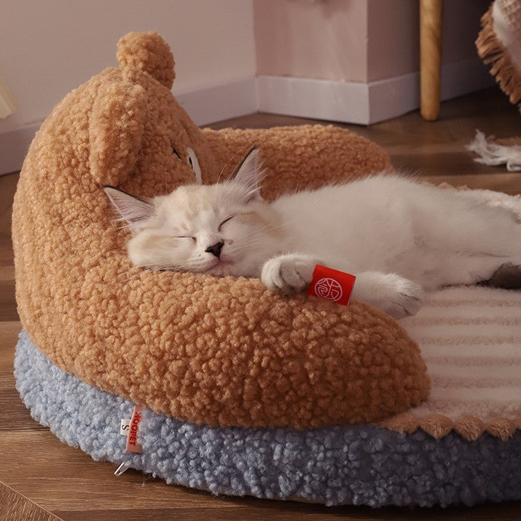 Winter Pet Bed Cat Sleeping Nest