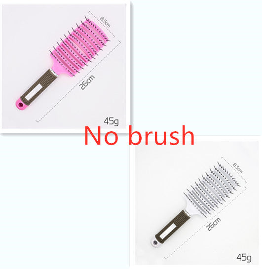 Anti-Klit Hairbrush for Women - Detangler Hair Brush with Nylon Bristles for Scalp Massage and Teasing