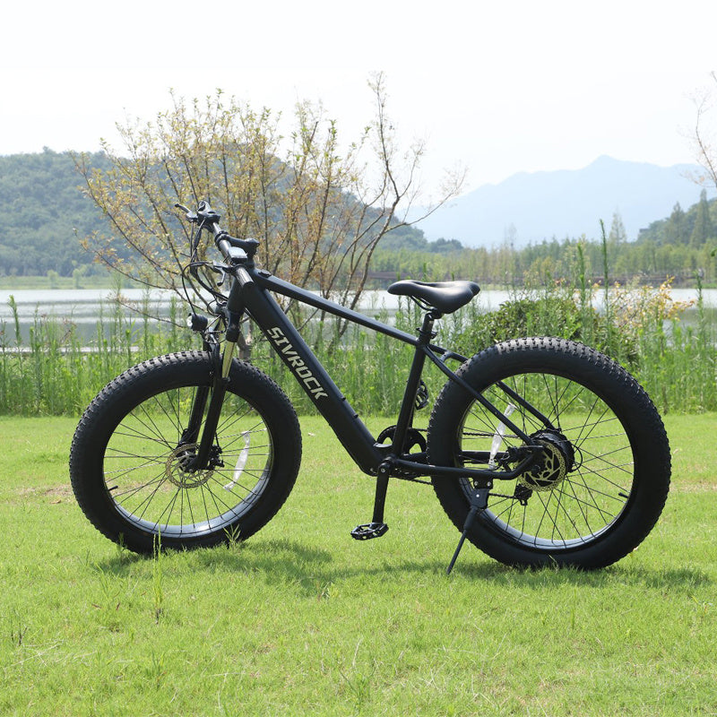 SIVROCK V1 1000W Fat Tire Electric Mountain Bike – 48V 15Ah Battery, 85Nm Torque, 26”x4” Tires, Dual Disc Brakes, LCD Display