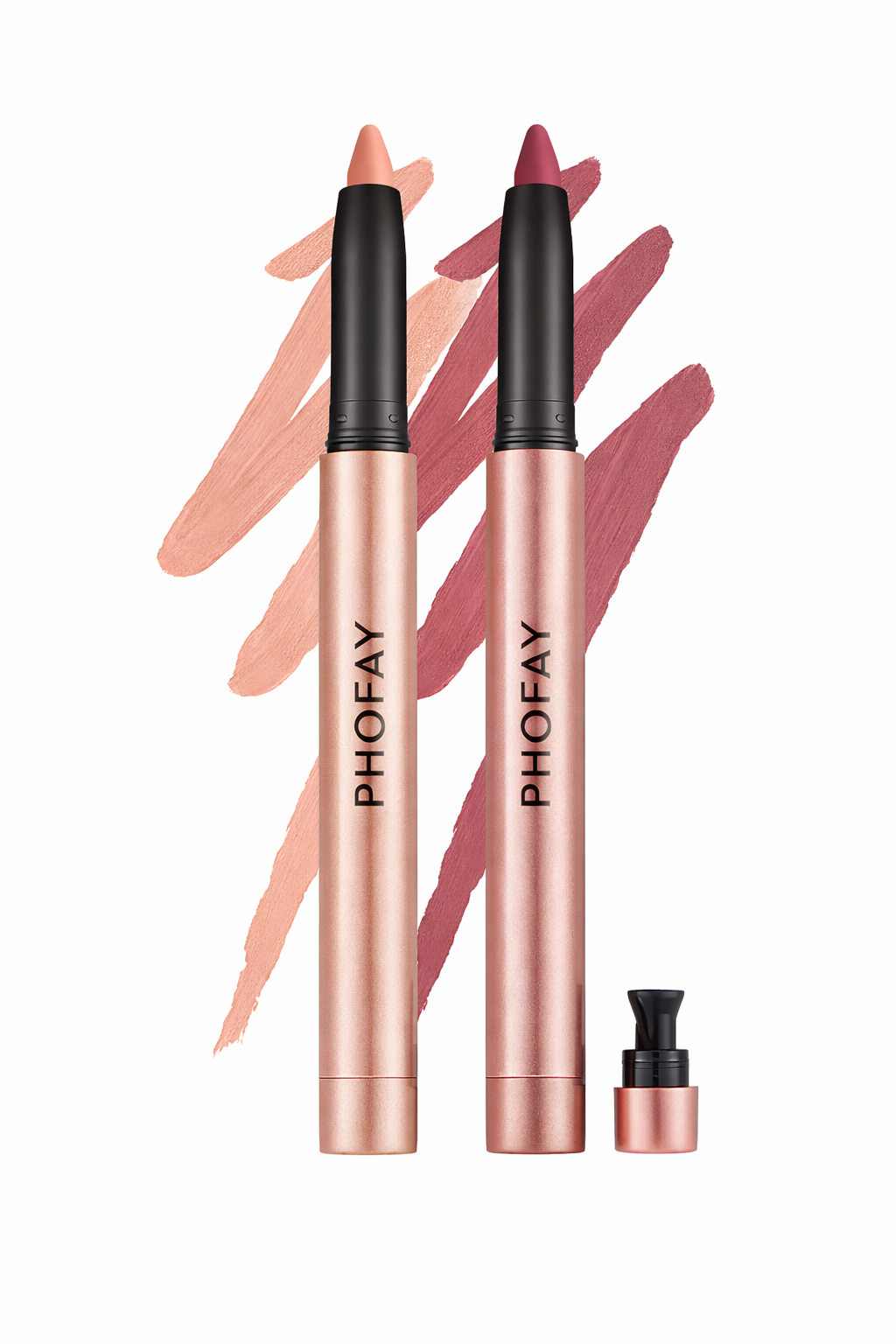 PHOFAY Matte Lip Liner Lipstick Pen – Dual-Use Precision Lip Color, Silky Matte Finish