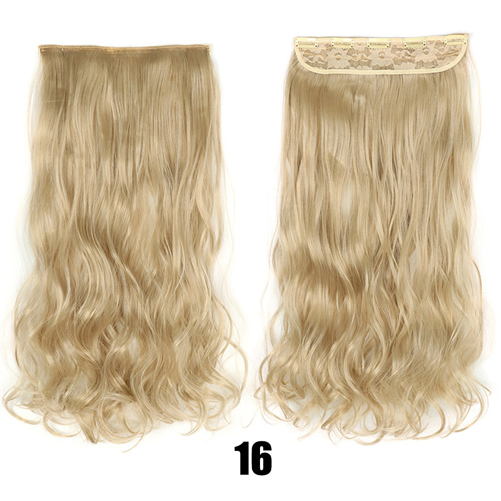 Women's Big Wavy Long Curly Hair Extensions Are Naturally Fluffy And No Trace