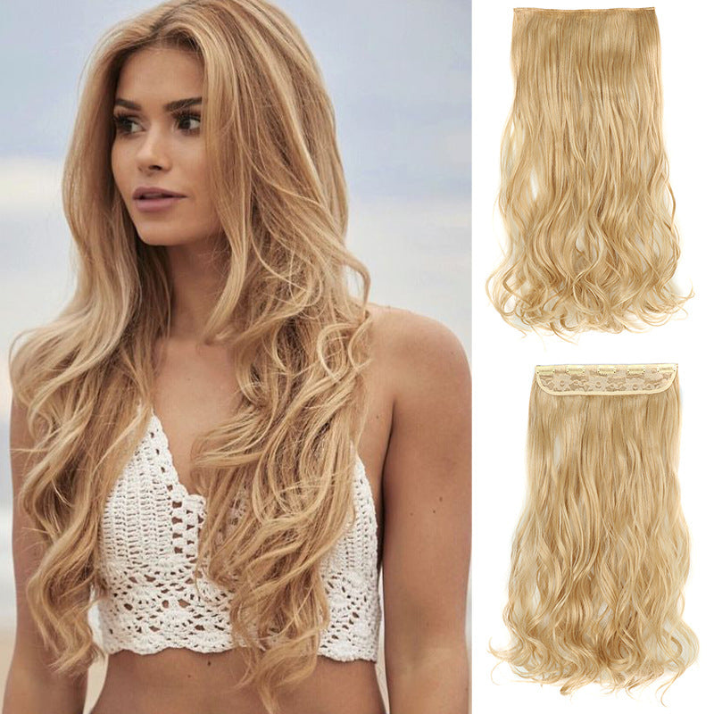 Women's Big Wavy Long Curly Hair Extensions Are Naturally Fluffy And No Trace