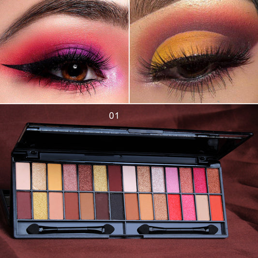 Creative 28 Color Matte Pearlescent Eyeshadow Palette