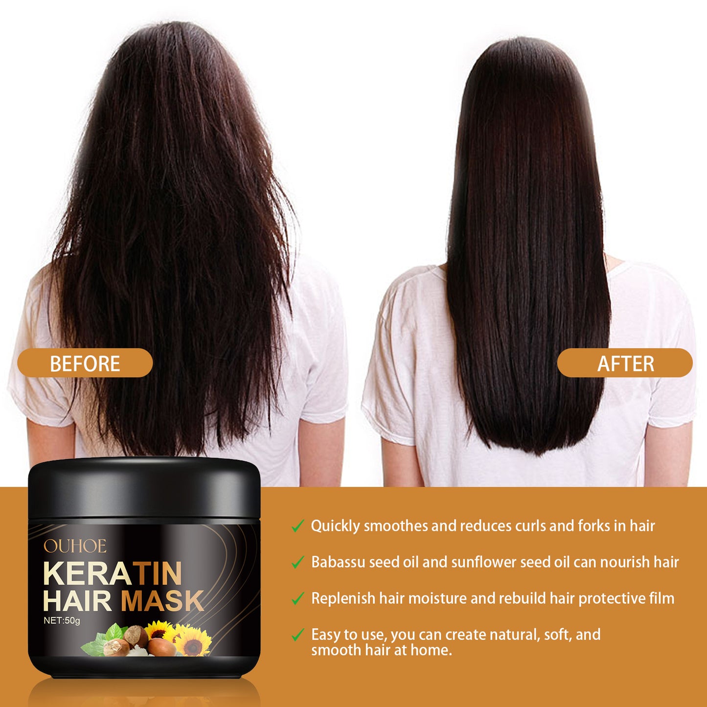 Deep Nourishing Soft Hair Repair Hair Mask