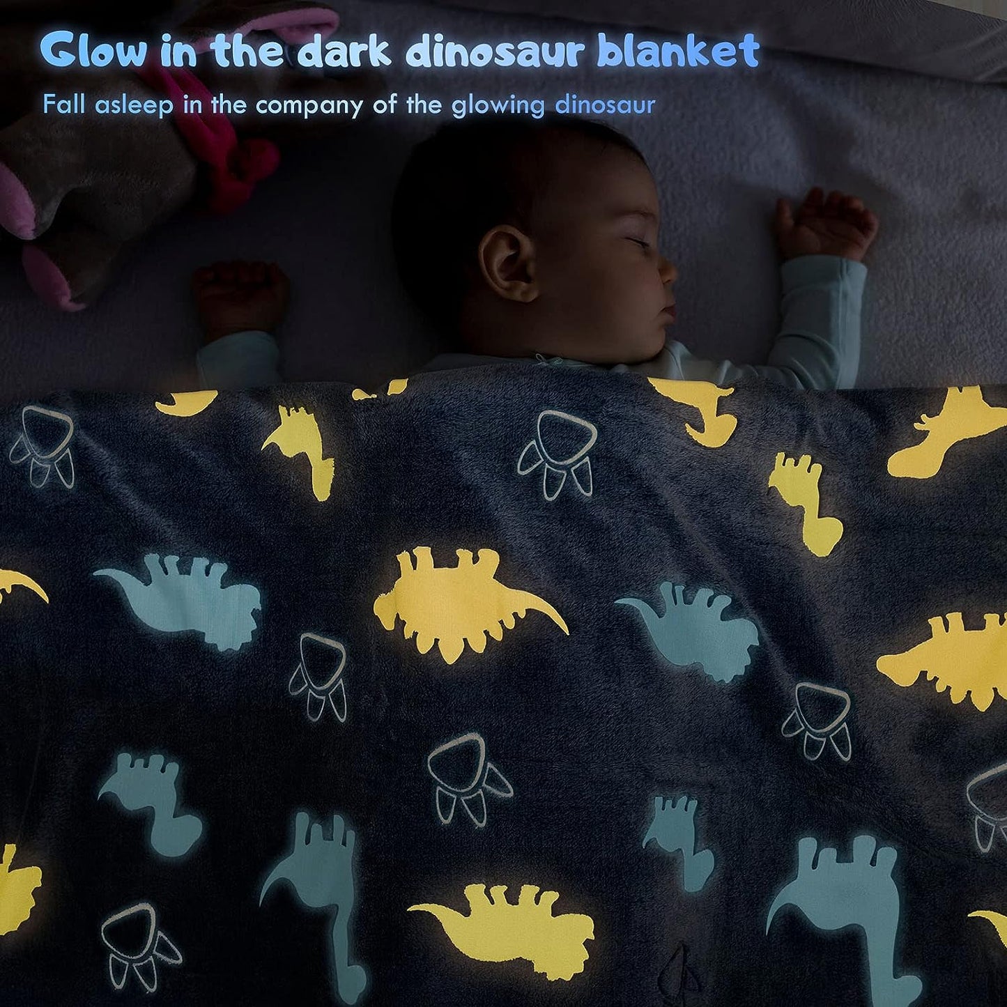 Girls Glow In The Dark Throw Blanket