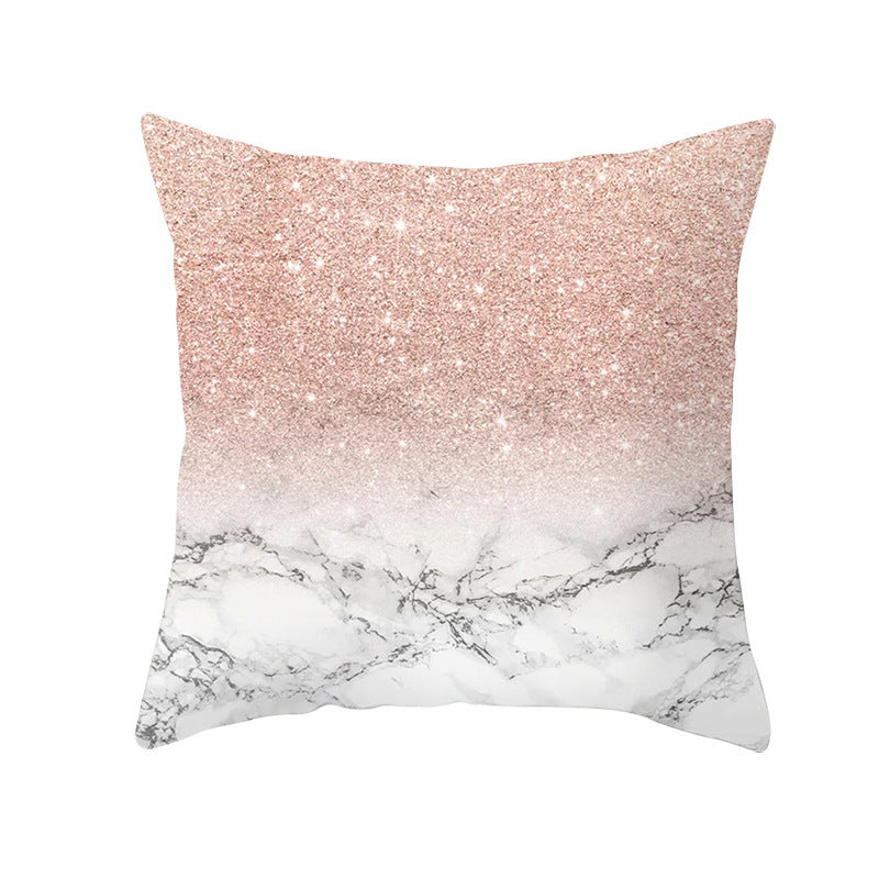 Gold Peach Skin Pillowcase Rose Gold Decoration