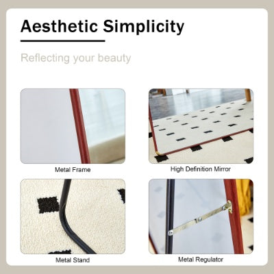 The 4th Generation Floor Standing Full-length Mirror. Wall Mirror, Bathroom Makeup Mirror, Bedroom Foyer, Clothing Store, Wall Mounted. 65 X 23.2