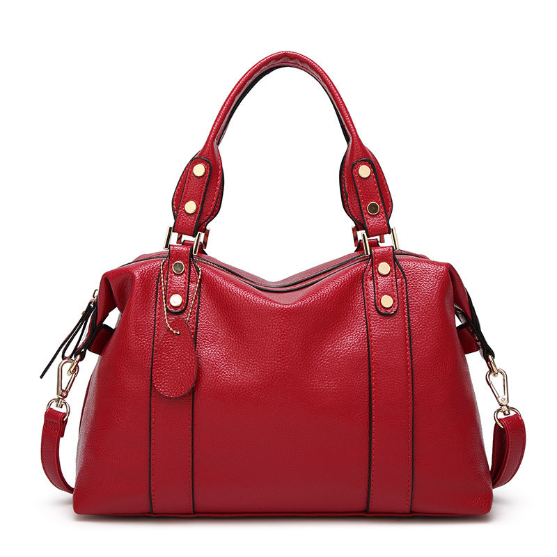 Fashionable Lychee Pattern Shoulder Bag: Elevate Your Style