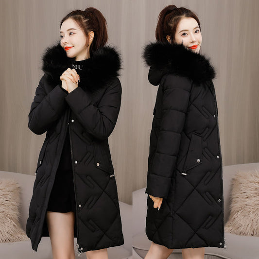 Thickened Western-style Cotton-padded Jacket Plus Size Slimming Warm